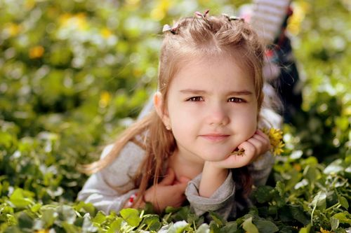 Girl, child, toddler, outside
