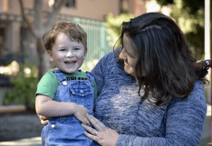 Mom, son, child, toddler