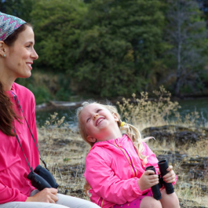 Mother, daughter, nature, bonding